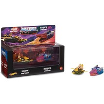Mattel Hot Wheels Masters of The Universe He-Man Wind Raider Skeletor Land Shark - £38.40 GBP