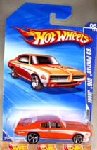 2010 Hot Wheels #84 Muscle Mania 6/10 &#39;69 PONTIAC GTO JUDGE Orange w/MC5... - $11.00