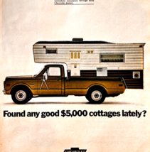 1970 Chevrolet Custom Camper Advertisement Vintage Automobilia Pickup Tr... - $29.99