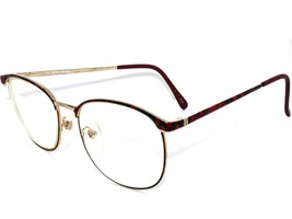 Perry Ellis Eyeglasses PE 12-7 135 Gold/Tortoise Browline Frame Japan 52[]17 135 - £27.96 GBP