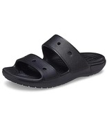 Crocs Iconic Classic Crush Platform Sandal Black Comfort W 10 M8 Slip-on - €24,93 EUR