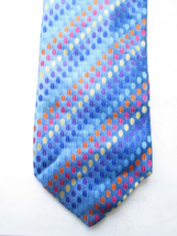 FRANGI Men’s Blue Multi Colour Spotted 100% Silk Made In Italy Tie Neckt... - £9.71 GBP