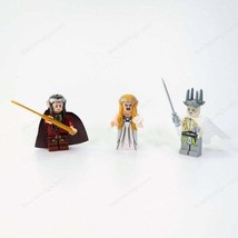 3Pcs Witch-King Battle Galadriel And Elrond The Lord Of The Rings Minifigures Ne - £15.41 GBP