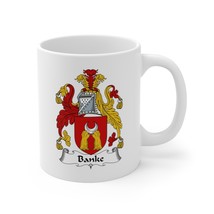 Banke Coffee Mug Coat of Arms Family Crest (11oz, 15oz) - £11.11 GBP+