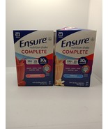*READ* 2X Ensure COMPLETE Nutrition Shake, Vanilla&amp;Strawberry 4-10floz B... - $29.21 CAD