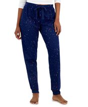 Jenni Women's Cotton Flannel Pajama Pants, Created for Macy's - Ditsy Space - $17.99