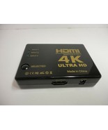 4K HDMI 3 Ports to 1 Switch Hub Full HD Ultra HD DVD HDTV Xbox PS3 PS4 C... - $299.84 MXN