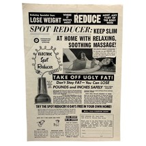 Electric Spot Reducer Vintage Print Ad 50s Lose Weight Takes off Ugly Fat - £13.90 GBP