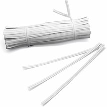 24000 Twist Ties 4 Inch Paper White For Party Cello Candy Bags Cake Pops - £115.12 GBP