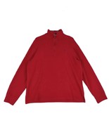 Vtg POLO RALPH LAUREN Mens L 1/4 Zip Red Pullover Sweatshirt Top Blue La... - $39.70 CAD