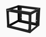 StarTech.com 6U 19&quot; Wall Mount Network Rack 19&quot; Deep 2 Post Open Frame f... - £227.48 GBP