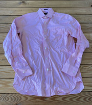 J Crew Men’s Check Button down shirt size 14 Pink Sf3 - £12.57 GBP