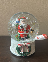 Sleigh Hill Trading Co Santa Claus  With Gifts Snowglobe Musical Christmas - £28.93 GBP