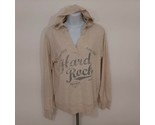 Hard Rock Cafe San Diego Women&#39;s Long Sleeve Hoodie Shirt Size Medium Be... - $15.83