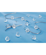 Faceted Clear Acrylic Diamonds with Charm Hole 0.5 Inches - £25.39 GBP