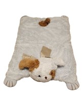 Bearington Baby Collection Comfy Cozy Fluffy Blue Puppy Dog Blanket Mat Plush  - £9.43 GBP