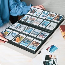 Instax Mini Photo Album 400 Vertical Photos – Polaroid Photo Album 2X3, White - £35.96 GBP