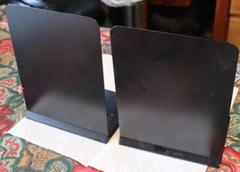 Metal bookends  6 by 8 inches Black  - $19.00