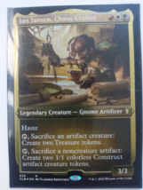 Jan Jansen Chaos Crafter FOIL ETCHED Magic The Gathering Baldurs Gate 53... - $2.34