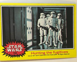 Vintage Star Wars Trading Card Yellow 1977 #168 Hunting The Fugitives - £1.97 GBP