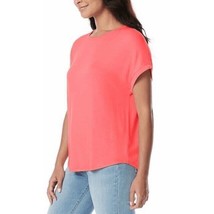 Buffalo David Bitton  French Terry Short Sleeve Tee Pink Punch Relaxed S... - $15.52