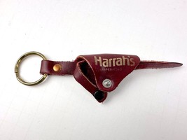 Vintage Harrah&#39;s Marina Hotel Casino Holster Key Chain 100% complete - £11.68 GBP