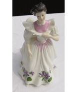 Royal Doulton Lady Figure of the Month February by Peggy Davies 1988 HN2703 - £23.21 GBP