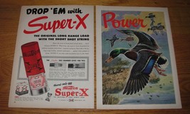 1951 Western Super-X Shotgun Shells Ad - Drop &#39;Em with Super-X Power - £14.76 GBP