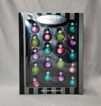 Celebrations Radko Miniature Mercury Glass Christmas Ornaments 1&quot; Ball Set of 36 - £23.74 GBP