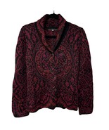 Peruvian Connection Womens Alpaca Wool Heavy Cardigan Sweater Size Medium - $98.99