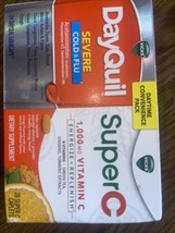 Vicks DayQuil &amp; Super C Pack Max Strength Cold Flu Relief Exp 11/2023 - £9.38 GBP