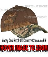 Embroidered Camo Cap Hunting Hat Mossy Oak Break-Up Country/Chocolate/El... - £11.13 GBP