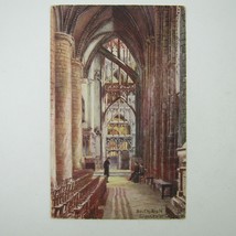 Postcard Gloucester UK Cathedral South Aisle Raphael Tuck &amp; Sons Oilette Antique - $9.99