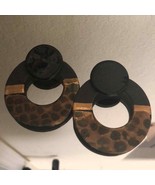 Vintage 80s handmade signed earrings - $805.75 MXN