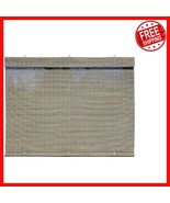 Semi-Sheer Bamboo Roll-Up Blinds - Cord-Free for Patios &amp; Sunrooms - 36&quot;... - $1,057.69 MXN