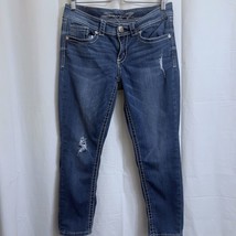 Seven7 Ankle Skinny Jeans Women&#39;s Size 10 Blue 25&quot; Inseam - $9.89