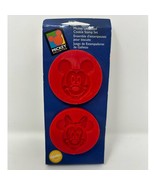 Wilton Mickey Unlimited Red Mickey &amp; Minnie Cookie Stamp Set of 2 - $9.50