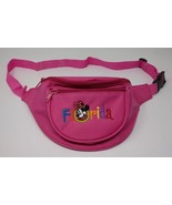 Vintage 90s Disney Minnie Mouse Florida Hot Pink Fanny Pack Women Adult ... - £22.76 GBP