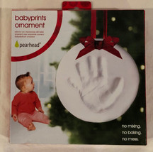 Pearhead Babyprints Baby’s First Christmas Handprint Footprint Holiday O... - £7.86 GBP