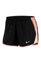 Nike Dri Fit 10K Running Shorts Womens X-Large XL Black Peach White NEW NWT - $18.00