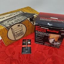 3X Sears Craftsman Router Template Set 9-2573 Support 25499 n Bit Vtg NO... - $22.98