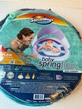 SwimWays Baby Spring Float Sun Canopy Purple, Swimways Step 1: 9-24 Mo 36&quot;x29&quot; - £11.68 GBP