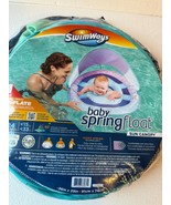 SwimWays Baby Spring Float Sun Canopy Purple, Swimways Step 1: 9-24 Mo 3... - $14.85