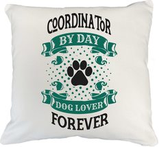 Make Your Mark Design Coordinator Dog Lover White Pillow Cover for Executive, Me - $24.74+