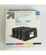 NEW Up &amp; Up Remanufactured Ink Cartridges 4-Pack compatible with HP 950X... - £12.46 GBP