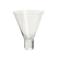 MIRANDA WATKINS Transparente Kristallkollektion Conical Vase Durchmesser 17CM - £58.10 GBP