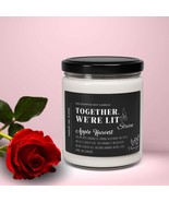 Personalized Couple Candle for Valentine Day Present for Boyfriend Birth... - $44.59 CAD