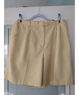Coral Bay Golf Women&#39;s Size 14 Gold/ Yellow Skirt/Shorts - £10.64 GBP