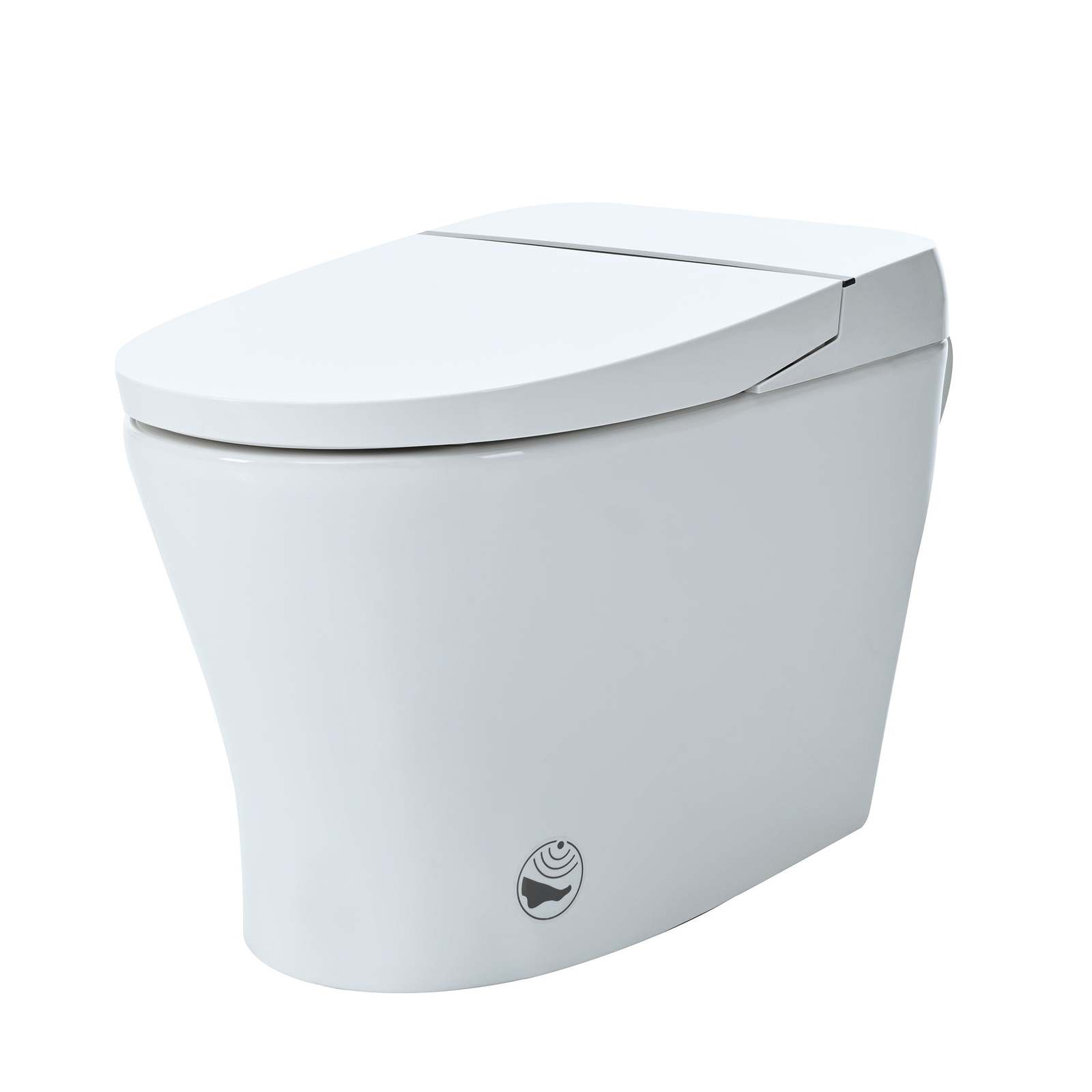 Heated Seat Smart Toilet: Compact, Dual Flush - $344.99