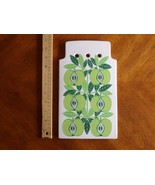 Vintage Arabia Finland MCM Green Apple Cheese Ceramic Cutting Board Triv... - €60,07 EUR